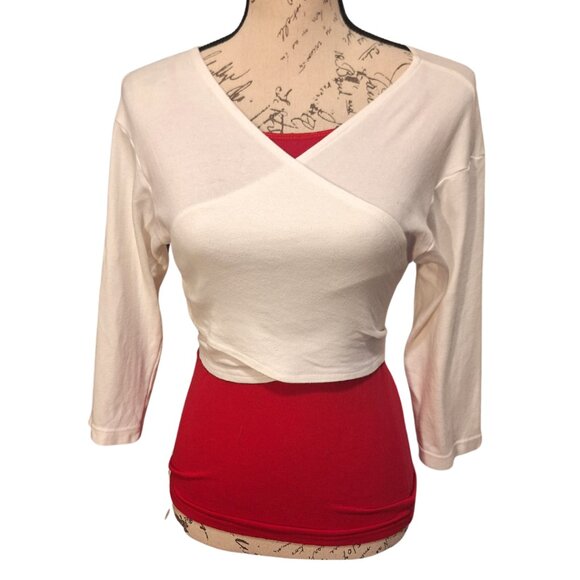 Wet Seal Womans Tank Top Medium & Shrug Bundle - Balletcore Layering Dance - Picture 1 of 11